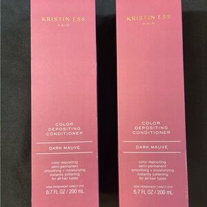 Kristin Ess Color Depositing Conditioner - Dark Mauve - 6.7 fl oz (2 Boxes)